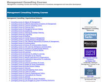 Tablet Screenshot of managementconsultingcourses.com